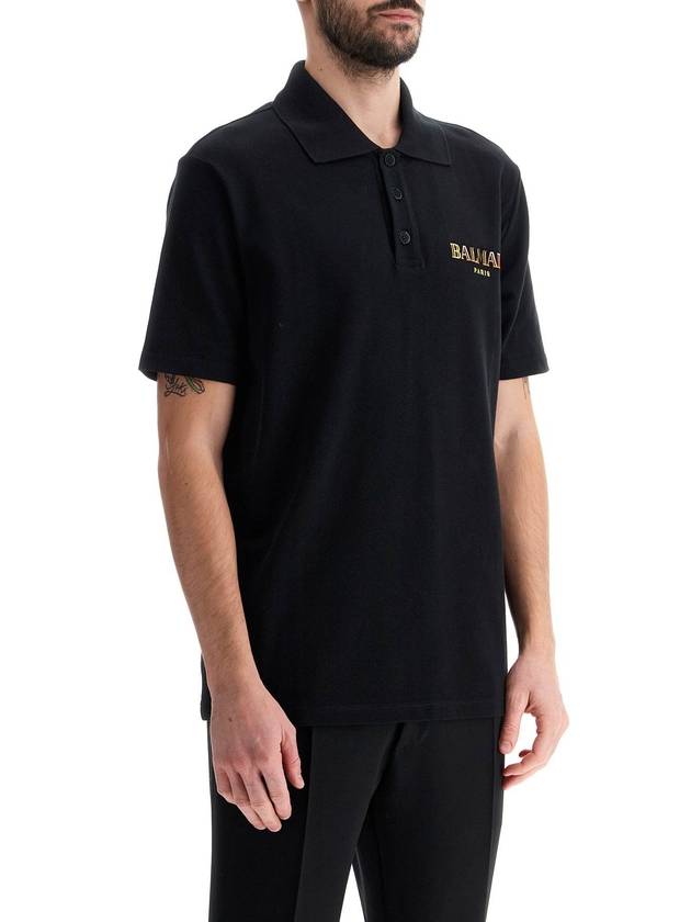 "vintage balmain embroidered polo shirt - BALMAIN - BALAAN 2