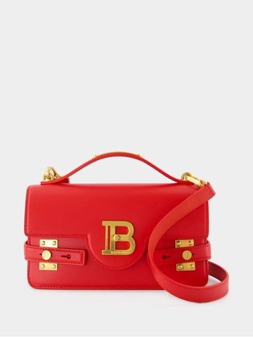 B-Buzz Shoulder 24 Purse - Balmain - Leather - Red - BALMAIN - BALAAN 1