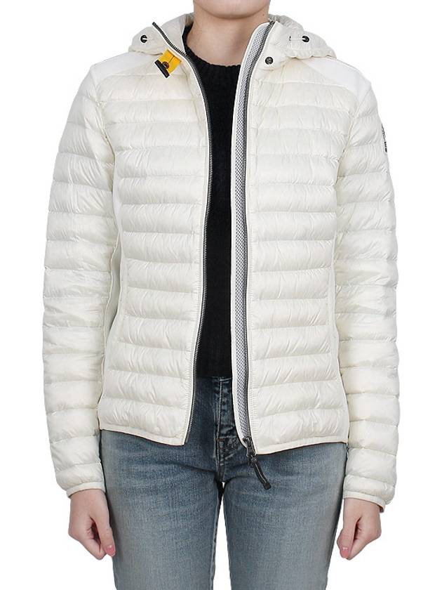 Kym Hybrid Hooded Padding Ivory - PARAJUMPERS - BALAAN 4