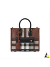 Tartan Check Freya Mini Tote Bag Brown - BURBERRY - BALAAN 2