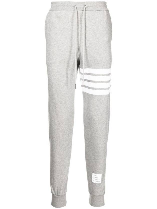 Men's Classic Loopback Engineered 4-Bar Sweatpants Light Grey - THOM BROWNE - BALAAN 2