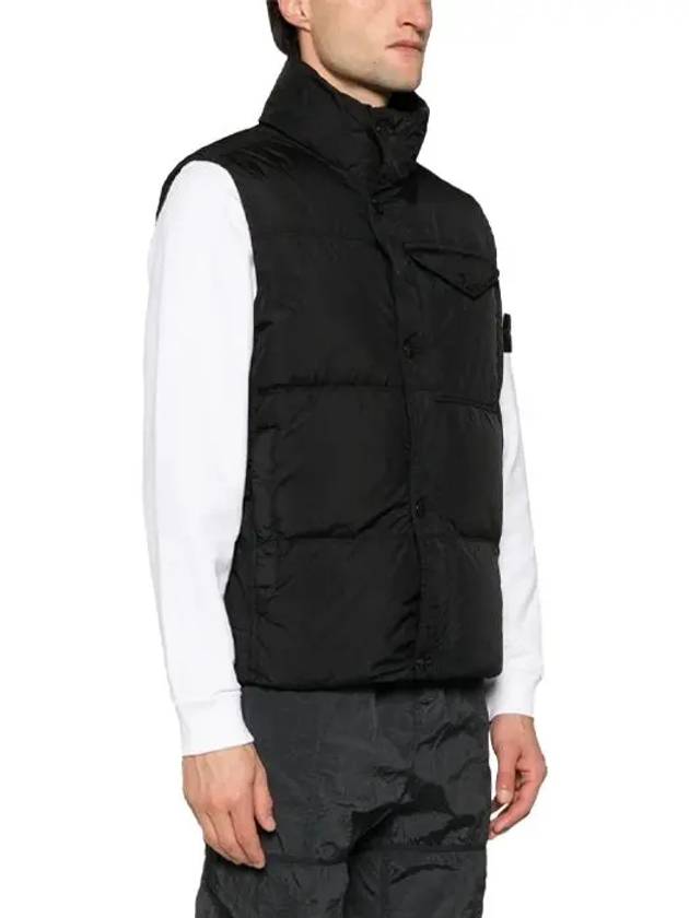 Crinkle Reps R-NY Down Vest Black - STONE ISLAND - BALAAN 4