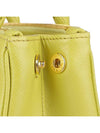 Galleria Saffiano Leather Mini Tote Bag Yellow - PRADA - BALAAN 11