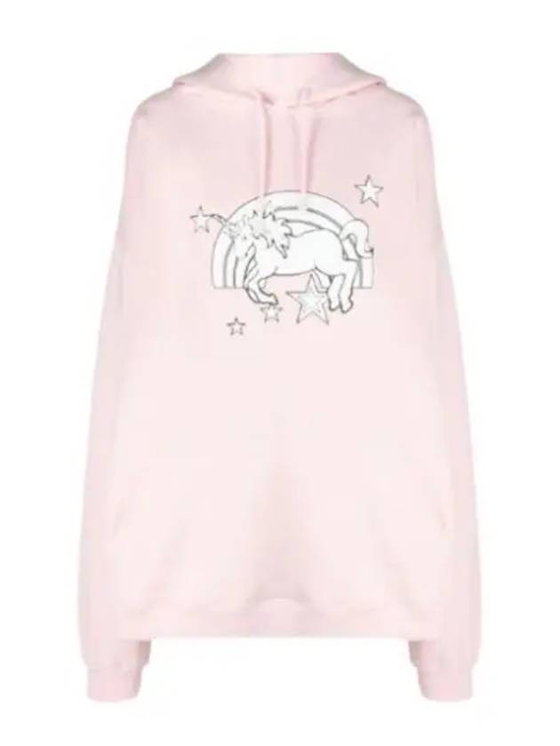 Vetements Unicorn Print Overfit Hood Pink UE63HD101P - VETEMENTS - BALAAN 2