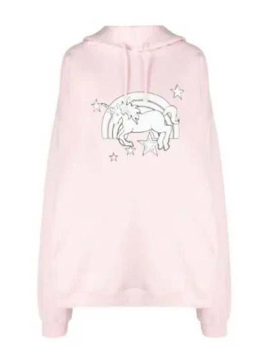 Vetements Unicorn Print Overfit Hood Pink UE63HD101P - VETEMENTS - BALAAN 2