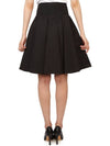 Stretch Belt A-Line Skirt Black - ALAIA - BALAAN 7