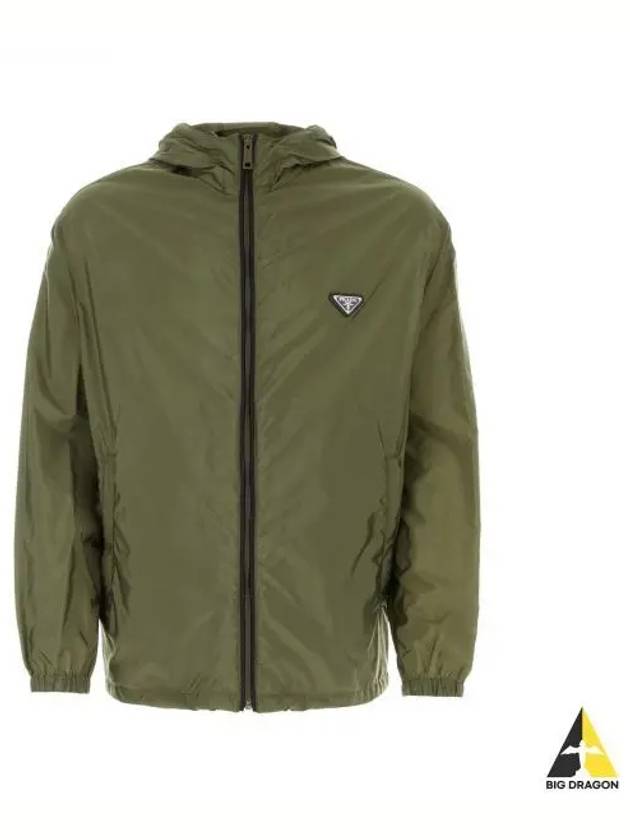 Re-Nylon Blouson Jacket Military Green - PRADA - BALAAN 2