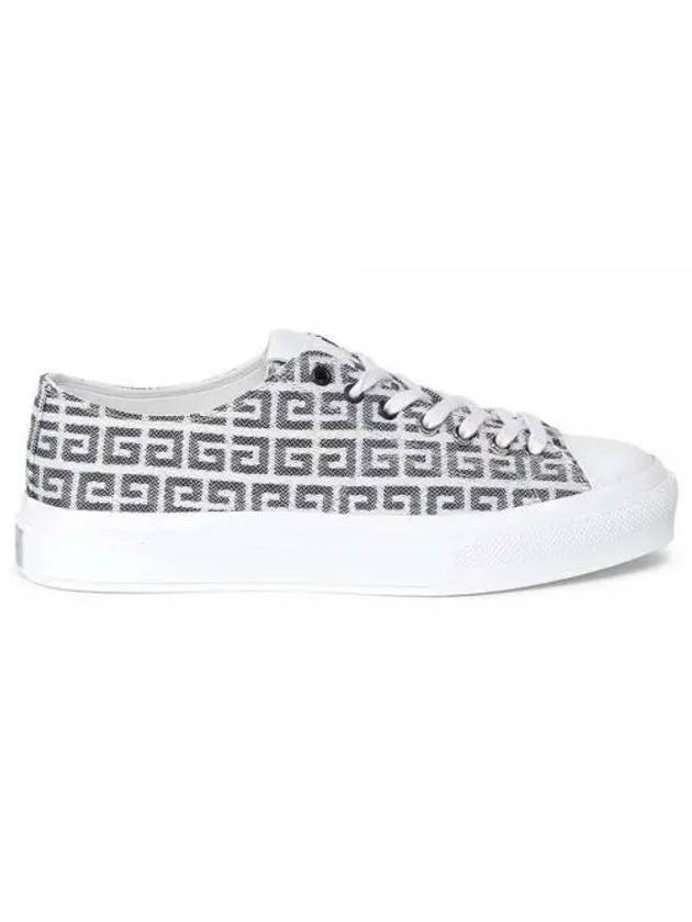 4G City Jacquard Low Top Sneakers White Black - GIVENCHY - BALAAN 2