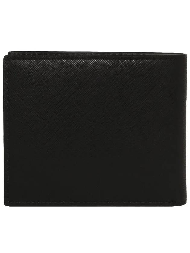 Baby Brasai Leather Half Wallet Black - BALLY - BALAAN 3