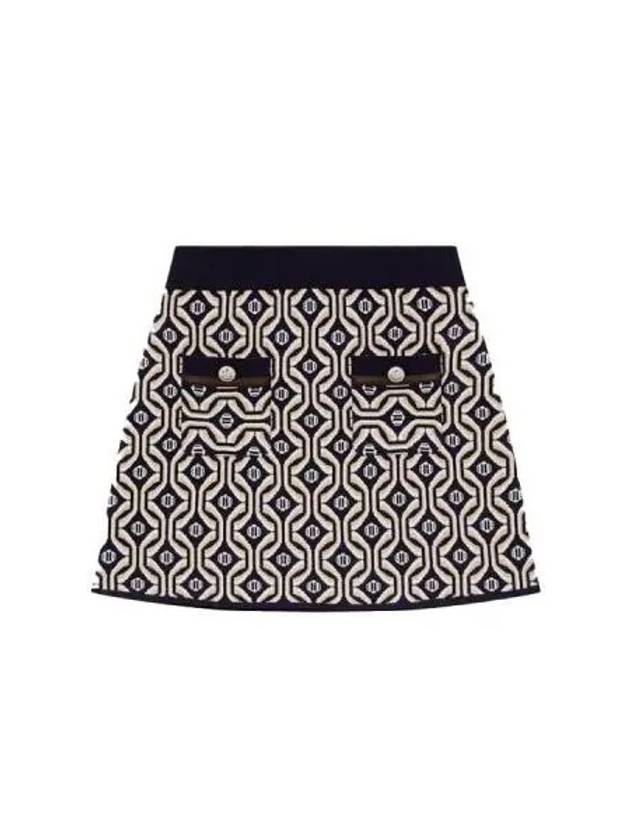 skirt women jacquard knit - MAJE - BALAAN 1