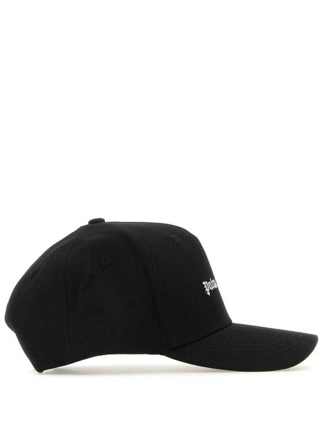 Classic Logo Ball Cap Black - PALM ANGELS - BALAAN 5