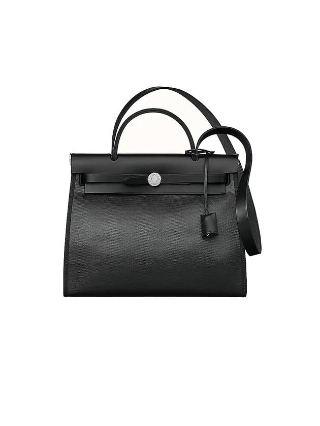 Herbag Zip 31 Tote Bag Noir - HERMES - BALAAN 1