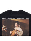 Caravaggio Print Sweatshirt OMAB064C99JER0081001 - OFF WHITE - BALAAN 9