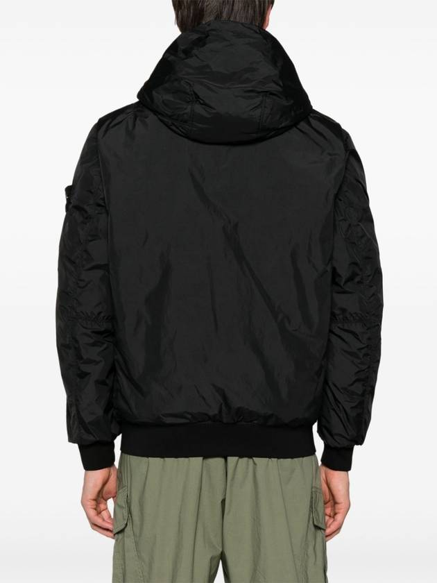 Crinkle Reps R NY Padding Black - STONE ISLAND - BALAAN 6