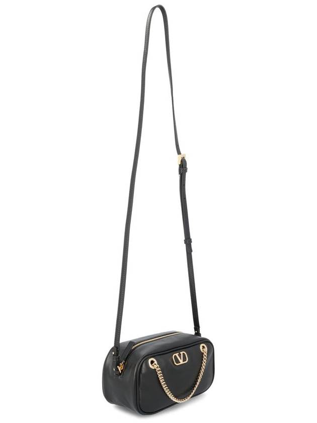 Garavani V Logo Signature Cross Bag Black - VALENTINO - BALAAN 4