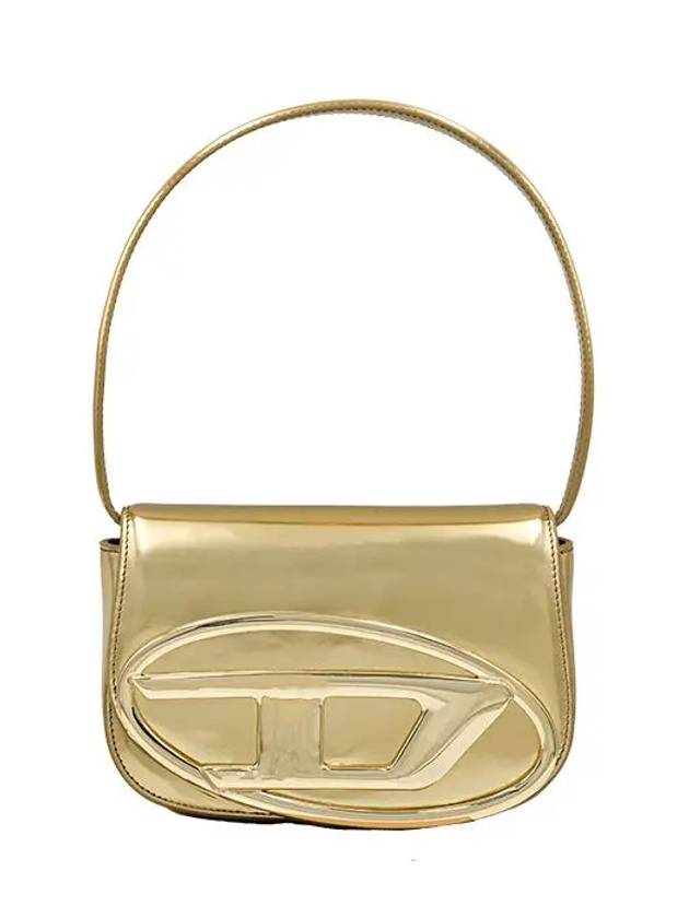 1DR Mirrored Leather Shoulder Bag Gold - DIESEL - BALAAN 2