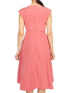 Women's Eric Sleeveless Long Dress Pink - MAX MARA - BALAAN 6