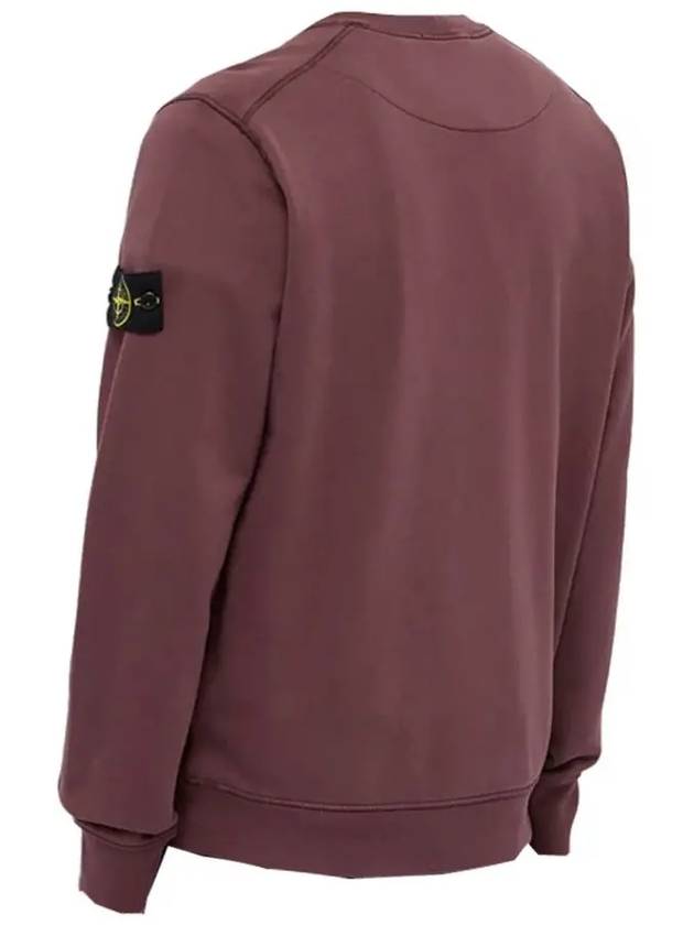 Men's Wappen Patch Sweatshirt Burgundy - STONE ISLAND - BALAAN 4