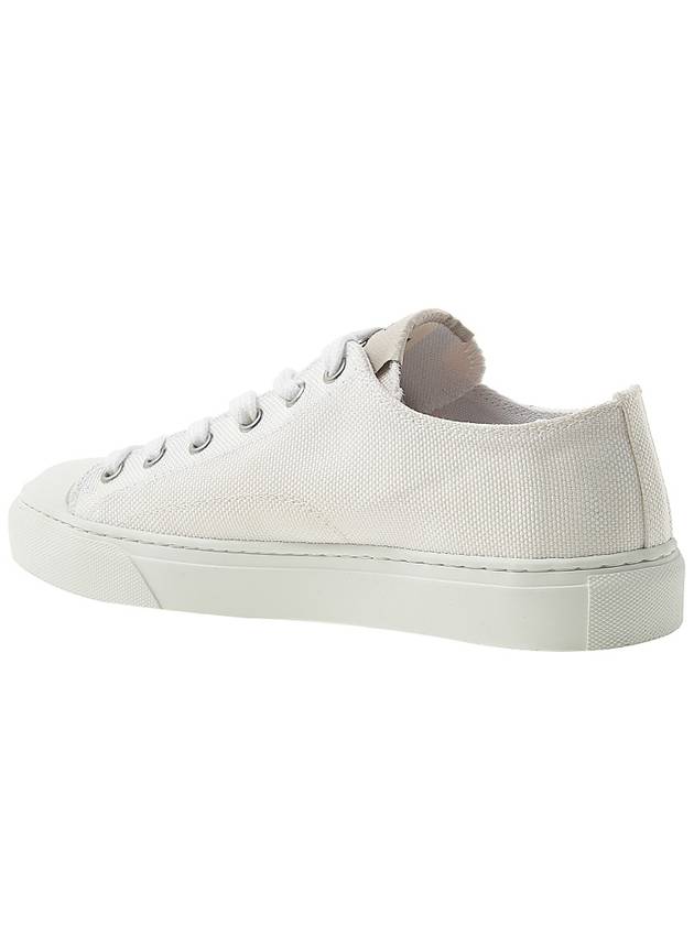 Plimsoll Low Top Sneakers White - VIVIENNE WESTWOOD - BALAAN 4