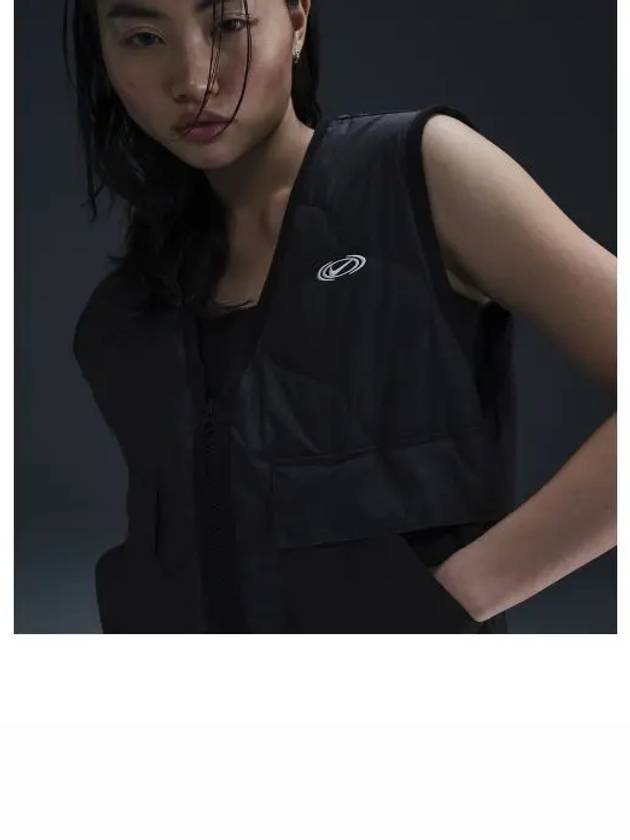 Sportswear Quilted Vest Black - NIKE - BALAAN 2