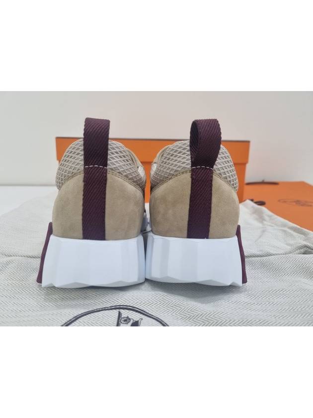 Bouncing Low Top Sneakers Beige - HERMES - BALAAN 5