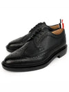 Men's Classic Long Wing Brogue Lace Up Brogue Shoes Black - THOM BROWNE - BALAAN 2