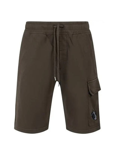 Men's Lens Patch Cargo Shorts Ivy Green - CP COMPANY - BALAAN 1