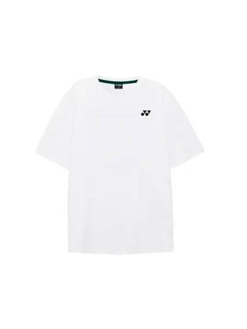 YONEX 243TS032U White Unisex Shuttlecock Episode Short Sleeve T Shirt - YOUNESS - BALAAN 1