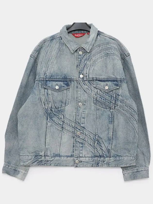 SS24J53 WASHD BLUE denim jacket - SUPREME - BALAAN 2