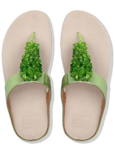 Pinot Sequin Toe Post Lime Green Women - FITFLOP - BALAAN 2