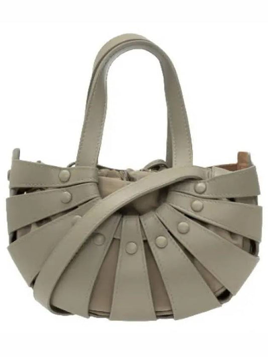 Shell Cut-out Tote Bag Taupe - BOTTEGA VENETA - BALAAN 2