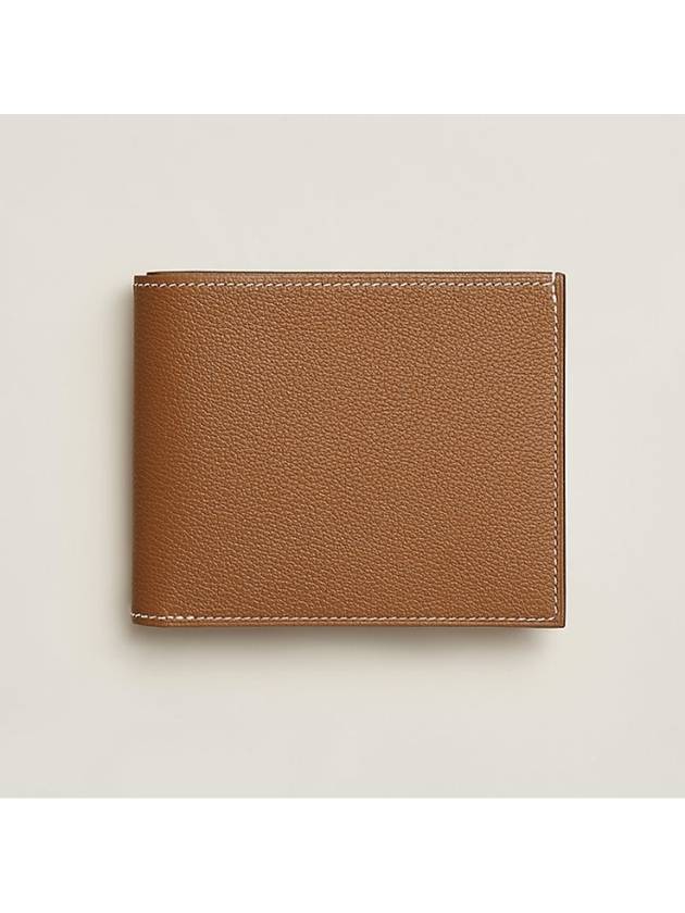 Citizen Twill Compact Half Wallet Brown - HERMES - BALAAN 2