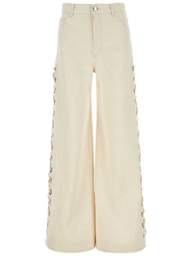 Ivory Denim Wide Pants CHC23UDP02152 107 - CHLOE - BALAAN 2