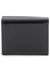 Gancini Compact Half Wallet Black - SALVATORE FERRAGAMO - BALAAN 4