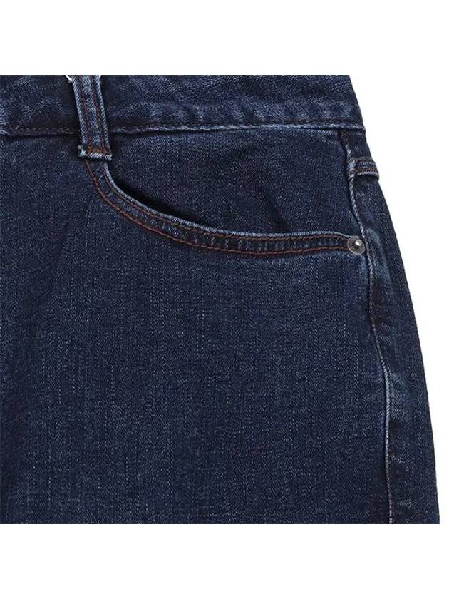 Men s light brushed stitch embroidery denim 5404GXWD NAVY - BLACK&WHITE - BALAAN 3