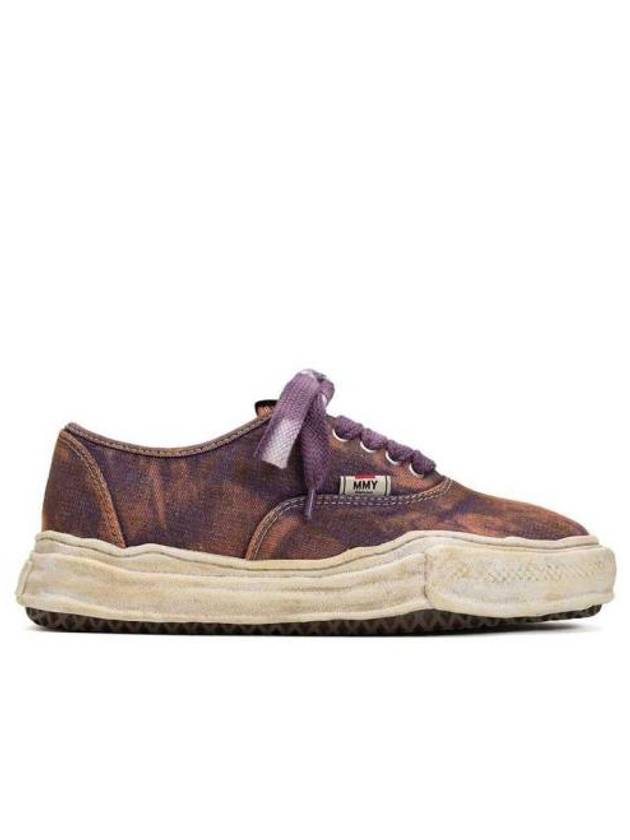 Baker OG Sole Washed Denim Low-Top Sneakers Purple - MAISON MIHARA YASUHIRO - BALAAN 1