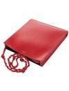 Tangle Medium Leather Cross Bag Red - JIL SANDER - BALAAN 5