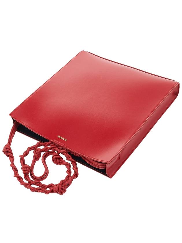 Tangle Medium Leather Cross Bag Red - JIL SANDER - BALAAN 5