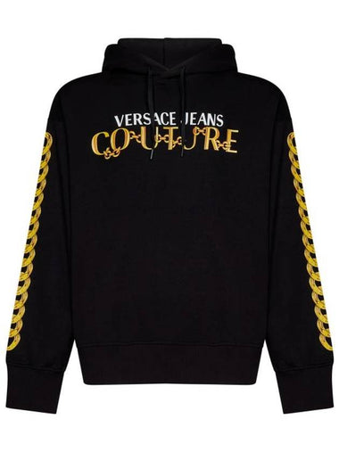 Hooded Sweatshirt 75GAIF01CF00FG89 Free Black Gold - VERSACE - BALAAN 1