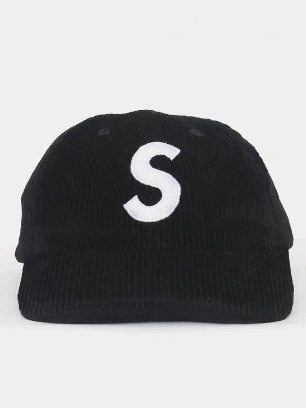 Corduroy S Odo 6 Panel Ball Cap FW24H81 BLACK - SUPREME - BALAAN 2