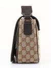 GG Monogram canvas flap messenger bag beige - GUCCI - BALAAN 5