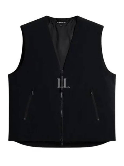 Men's Cain Padded Vest Black - J.LINDEBERG - BALAAN 2