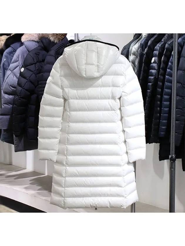 Moka long padding Moka down jacket white 1C51300 - MONCLER - BALAAN 3