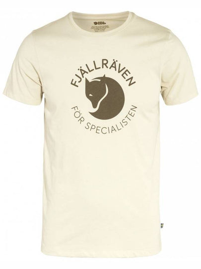 Men's Fox T Shirt Chalk White - FJALL RAVEN - BALAAN 2