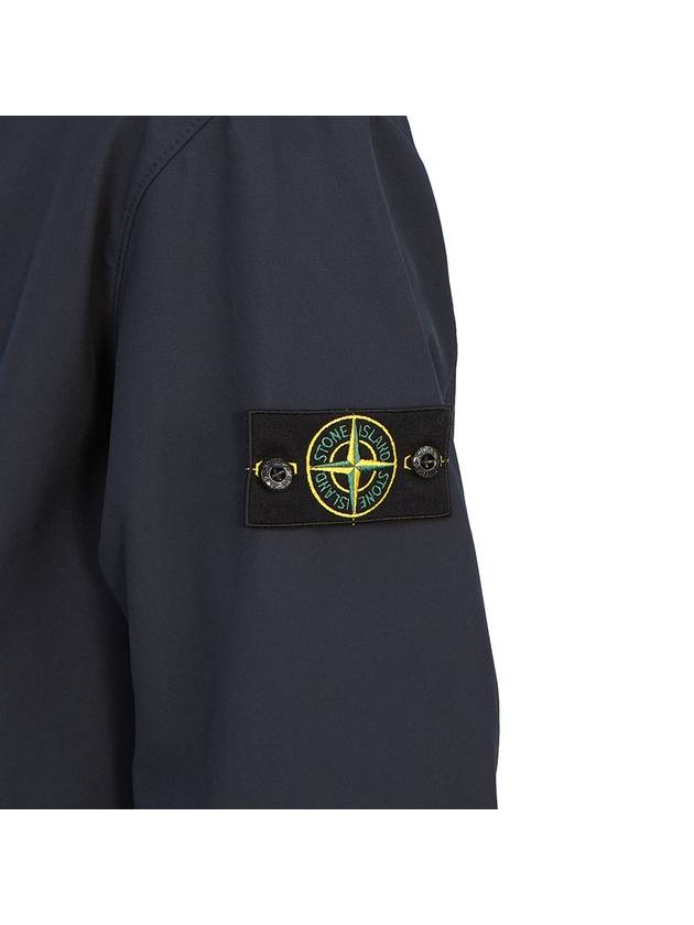 Logo Light Soft Shell Jacket Navy - STONE ISLAND - BALAAN 9