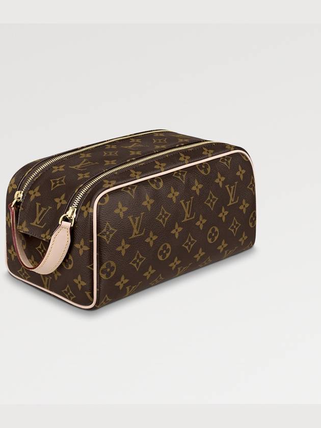 Dopp Kit Toilet Monogram Canvas Pouch Bag Brown - LOUIS VUITTON - BALAAN 3