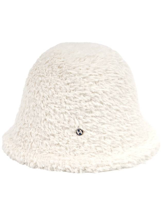 Borrego Badge Bucket Hat White - HIGH SCHOOL DISCO - BALAAN 1