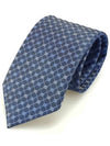 GG Dot Pattern Silk Tie Blue Silver - GUCCI - BALAAN.