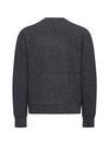 Bold Fox Head Patch Comfort Ribbed Knit Top Grey Melange - MAISON KITSUNE - BALAAN 3