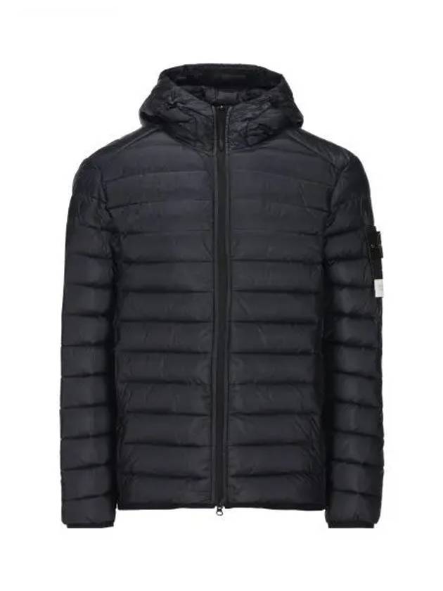 Loom Woven Chambers R Nylon Down TC Light Hoodie Down Jacket Midnight Blue - STONE ISLAND - BALAAN 2